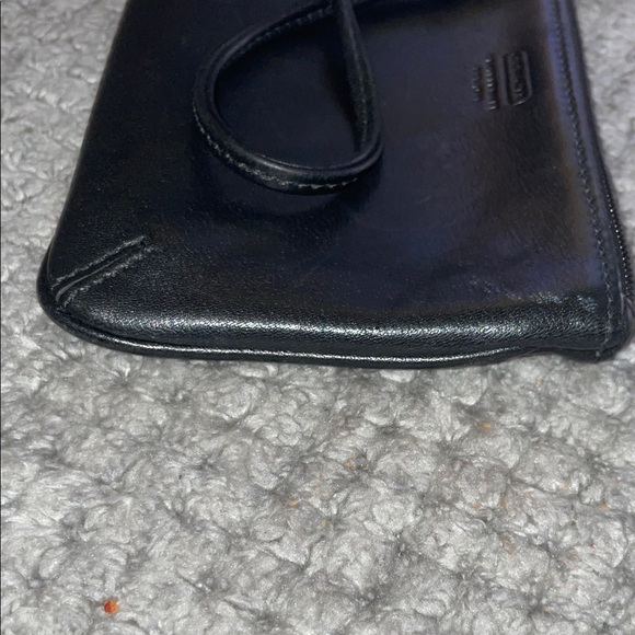 Coach Black Leather Wristlet 6”W x 4”H - Picture 4 of 8